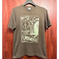 MADE IN JAPAN製 SCANNER 半袖プリントTシャツ ブラウン Mサイズ