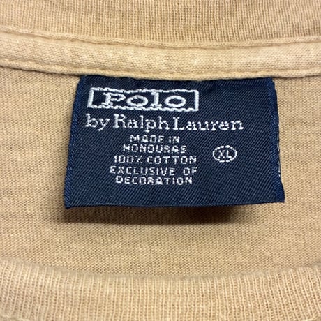 Polo by Ralph Lauren 半袖クルーネックTシャツ サンドベージュ XLサイズ