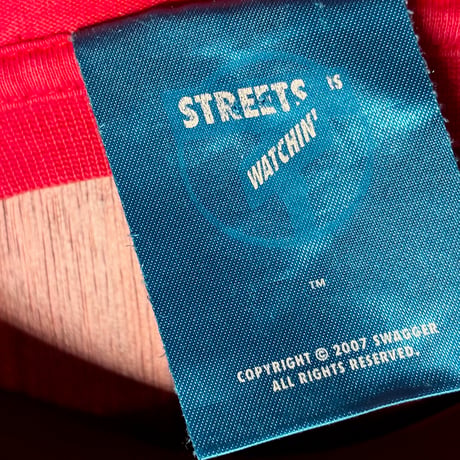 SWAGGER 2007年モデル 「120% Guaranteed Fresh」 半袖プリントTシャツ レッド Lサイズ