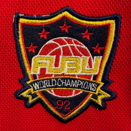 MADE IN KOREA製 90s～00s FUBU ベースボールジャージ レッド XXLサイズ