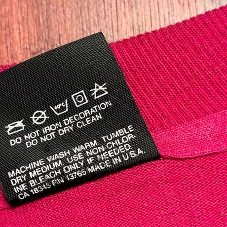 MADE IN USA製 90s SCREEN STARS BEST シングルステッチ パンダプリント 半袖Tシャツ マゼンタ Lサイズ
