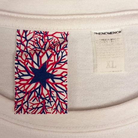 MADE IN JAPAN製 PHENOMENON 2009年モデル プリント入り 半袖Tシャツ ホワイト XLサイズ