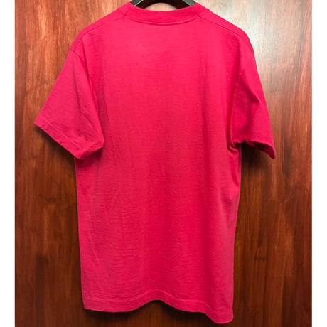 MADE IN USA製 90s SCREEN STARS BEST シングルステッチ パンダプリント 半袖Tシャツ マゼンタ Lサイズ