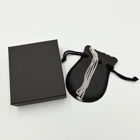 ★新品★ MADE IN JAPAN製 シルバー925 喜平チェーンネックレス シルバー 長さ45cm～60cm 幅3.0mm