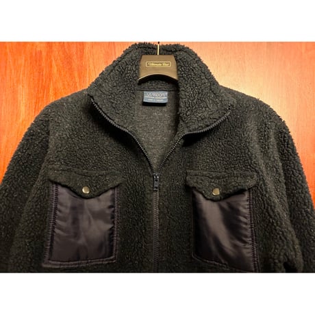 MADE IN ENGLAND製 90s Wilsport フルジップフリースジャケット ネイビー Mサイズ