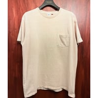MADE IN USA製 Velva Sheen × UNITED ARROWS GREEN LABEL RELAXING ポケット付き クルーネックTシャツ ピンク Lサイズ