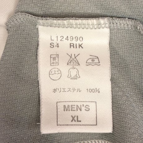 NIKE DRI-FIT メッシュ切り替え ドライTシャツ ホワイト×グレー XLサイズ