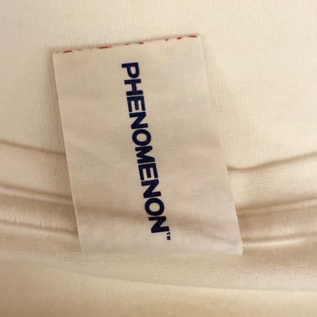 MADE IN JAPAN製 PHENOMENON 2009年モデル プリント入り 半袖Tシャツ ホワイト XLサイズ