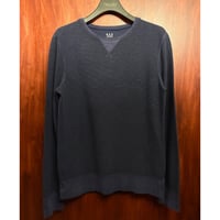 MADE IN USA製 three dots 長袖カットソー ネイビー Sサイズ