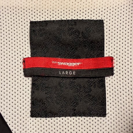 ▲訳あり商品▲ レア SWAGGER TKNY バックプリント コーチジャケット ブラック Lサイズ