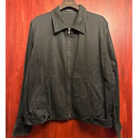 MADE IN FRANCE製 agnes b. コットン ハリントンジャケット ブラック 2サイズ