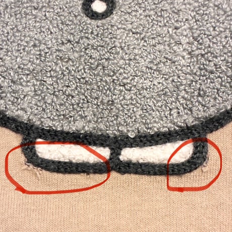 OUTDOOR PRODUCTS × MIFFY コラボレーション パイルワッペン 半袖Tシャツ ベージュ Sサイズ