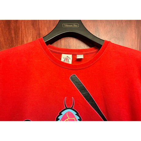MADE IN JAPAN製 PHENOMENON 2008年モデル 半袖プリントTシャツ レッド Mサイズ