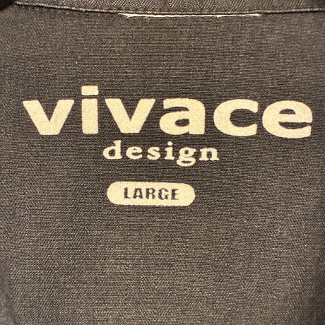 MADE IN FRANCE製 vivace design スタッズ付き コットンミリタリージャケット ブラック Lサイズ