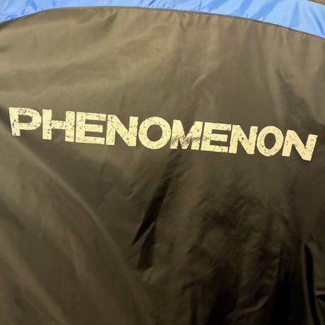 激レア PHENOMENON 2006年モデル フルジップナイロンジャケット ブラック×ブルー XXLサイズ