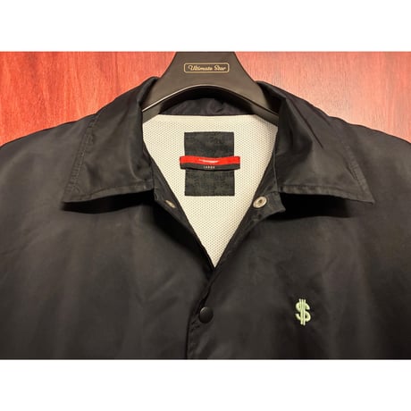▲訳あり商品▲ レア SWAGGER TKNY バックプリント コーチジャケット ブラック Lサイズ