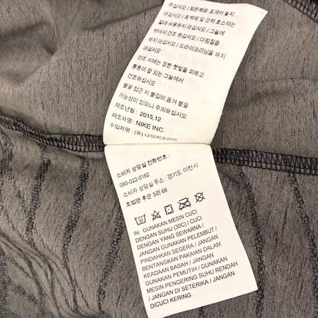 NIKE DRI-FIT ドライ サムホール フルジップパーカー チャコールグレー Mサイズ