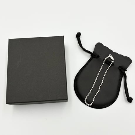 ★新品★ MADE IN JAPAN製 シルバー925 ボールチェーンブレスレット シルバー 長さ18cm～20cm 幅2.6mm