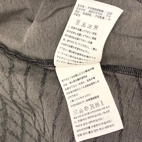 NIKE DRI-FIT ドライ サムホール フルジップパーカー チャコールグレー Mサイズ