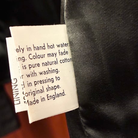MADE IN ENGLAND製 RUPERT DAVID フルジップコットンライダースジャケット ブラック 2サイズ