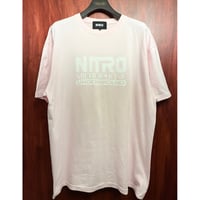 激レア NITRICH NITRO MICROPHONE UNDERGROUND 半袖プリントTシャツ ピンク XLサイズ