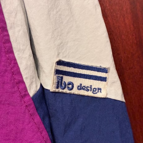 MADE IN DENMARK製 ibo design Tactel生地 フルジップナイロンジャケット ライトブルー 42-Lサイズ