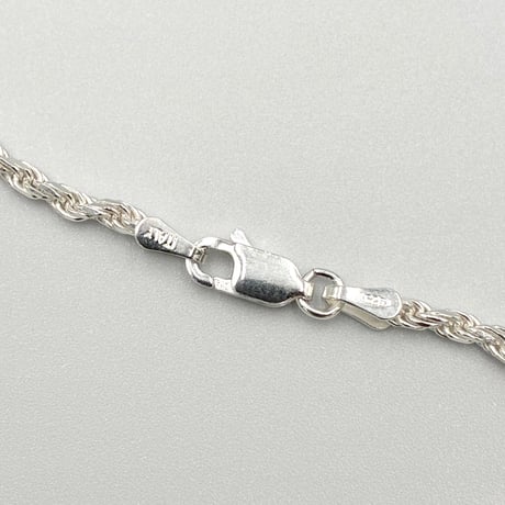 ★新品★ MADE IN JAPAN製 シルバー925 スクリューチェーンネックレス 45cm & ブレスレット 20cm セット シルバー 幅2.4mm