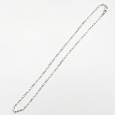 ★新品★ MADE IN JAPAN製 シルバー925 カットアズキチェーンネックレス シルバー 長さ45cm～60cm 幅2.6mm