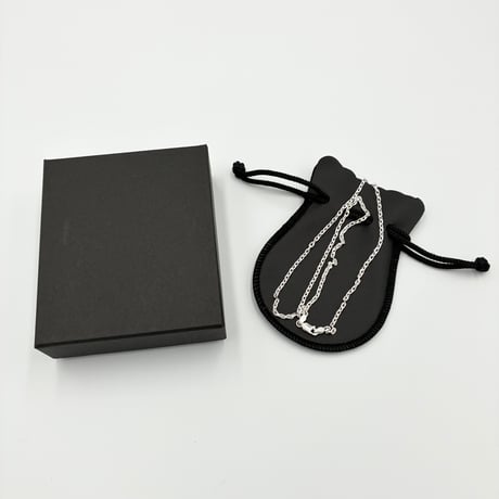 ★新品★ MADE IN JAPAN製 シルバー925 カットアズキチェーンネックレス 45cm ＆ ブレスレット20cm セット シルバー 幅2.6mm