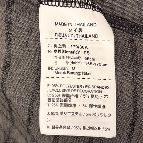 NIKE DRI-FIT ドライ サムホール フルジップパーカー チャコールグレー Mサイズ