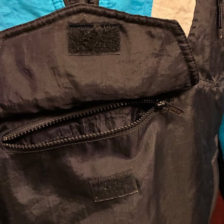 レア MADE IN KOREA製 90s PROLINE BY STARTER × NFL CAROLINA PANTHERS 中綿 ハーフジッププルオーバーナイロンパーカー マルチカラー Lサイズ