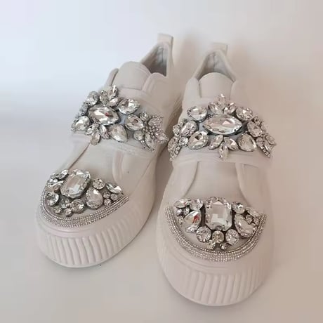 ビジュートゥバンドスニーカー 2色展開