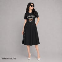 ハートスリットタイガーワンピース 2色展開