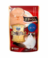 ユニ・チャーム 銀のスプーン三ツ星グルメパウチ ポタージュまぐろ 35g