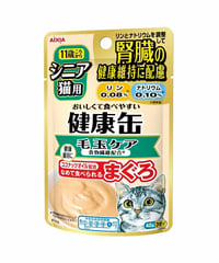 アイシア 健康缶パウチ シニア猫用 毛玉ケア 40g