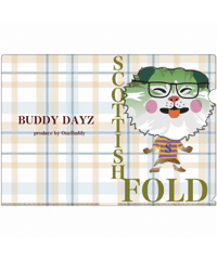 【BUDDY DAYZ】スコティッシュフォールド クリアファイル