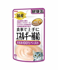 アイシア 国産健康缶パウチ エネルギー補給 ささみペースト 40g