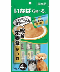 ちゅ〜る 総合栄養食 かつお 14g×4本