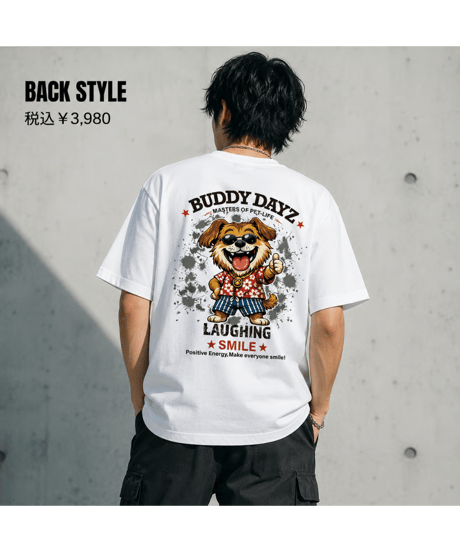 【Buddy Dayz】SMILE T-SHIRT