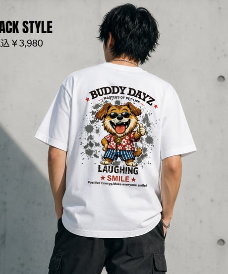 【Buddy Dayz】SMILE T-SHIRT