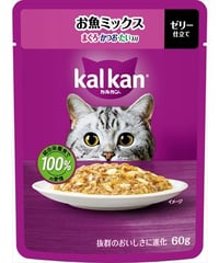 カルカン パウチ お魚ミックス まぐろ・かつお・たい入り 60g