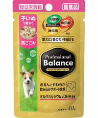 プロフェッショナル・バランス パウチ子いぬ鶏ささみ 40g