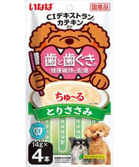 いなばペットフード ちゅ〜る 歯と歯ぐきの健康維持に配慮 とりささみ 14g×4本