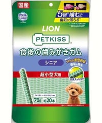 PETKISS　食後の歯みがきガム シニア　超小型犬用