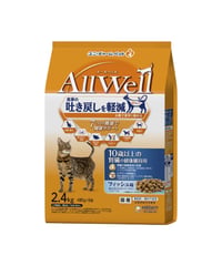 AllWell 10歳以上の腎臓の健康維持用 フィッシュ味 挽き小魚とささみフリーズドライパウダー入り 2.4kg