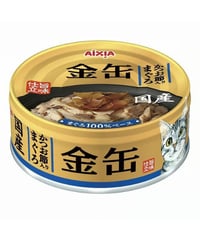 アイシア 金缶 かつお節入りまぐろ 70g
