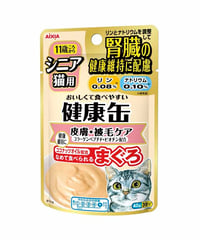 アイシア 健康缶パウチ シニア猫用 皮膚・被毛ケア 40g