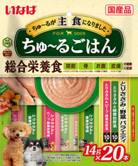ちゅ～るごはんとりささみ・野菜バラエティ1４gｘ20本