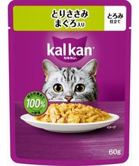 カルカン パウチ とりささみ まぐろ入り 60g