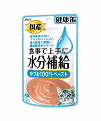 アイシア 国産健康缶パウチ 水分補給 かつおペースト 40g